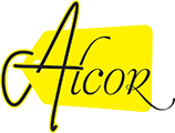 Alcor Sas – Infilatura cartellini a mano Logo